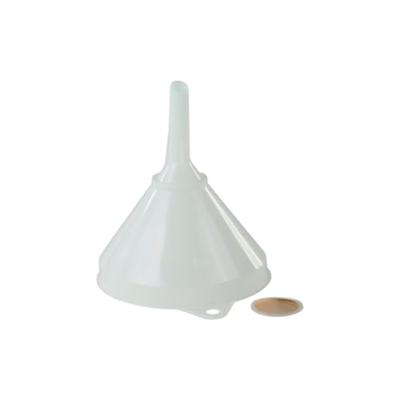 Hunersdorff Trechter | d. 208/20 mm | hoogte 218 mm | hogedruk-polyethyleen natuur | met zeef | 1 stuk - 951200 - 951200