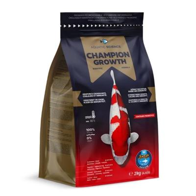 Aquatic Science Champion Growth Medium 2kg - Eiwitrijk Voer voor Groeiende Middelgrote Vijvervissen Aquatic Science Champion Growth Medium 2kg - Eiwitrijk Voer voor Groeiende Middelgrote Vijvervissen