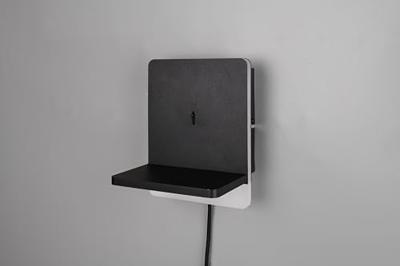 Trio Led slaapkamer wandlampFairfield zwart - 248670132