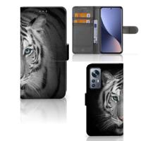 Xiaomi 12 | 12X | Telefoonhoesje | Met pasjeshouder | Tijger - thumbnail