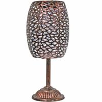 Solar lantaarn - GALIX - G2003 - Koper metaal - Witte LED 10 lumen - H35 cm - thumbnail