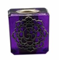 Glazen Kaarshouder Kruin Chakra - thumbnail