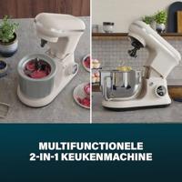 Princess Foodprocessor 1200 W Crème-wit, RVS - thumbnail