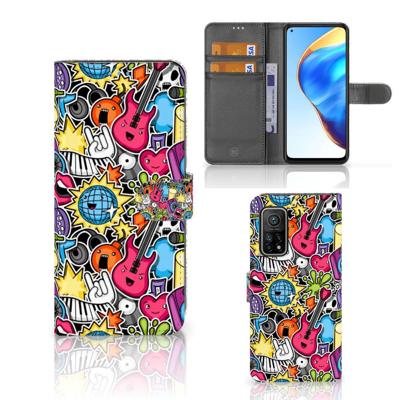 Xiaomi Mi 10T Pro | Mi 10T | Wallet Case | met Pasjes | Punk Rock
