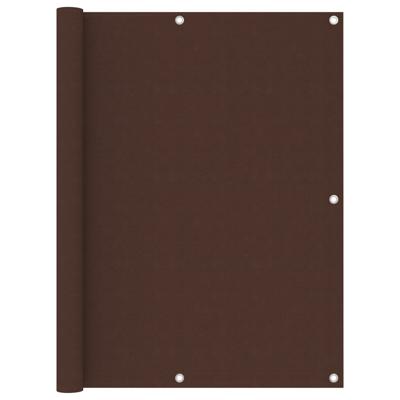 Balkonscherm 120x500 cm oxford stof bruin Balkonscherm 120x500 cm oxford stof bruin