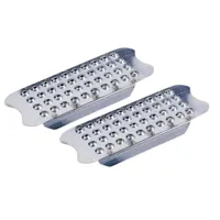 Beugel voetzooltjes RVS grijs maat:12 - thumbnail