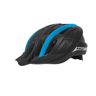 Pol Isport ride in fietshelm l 58-62cm zwart/blauww