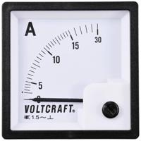 VOLTCRAFT AM-72X72/15A AM-72X72/15A Analoog inbouwmeetinstrument AM-72x72/15 A 15 A Weekijzer - thumbnail
