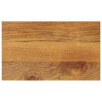Tafelblad rechthoekig 40x20x3,8 cm massief mangohout - thumbnail