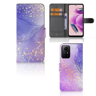 Hoesje voor Xiaomi Redmi Note 12S Watercolor Paars Hoesje voor Xiaomi Redmi Note 12S Watercolor Paars