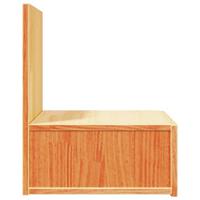 Wandbevestigde nachttafel met lade Wasbruin 42 x 32,5 x 40 cm - thumbnail