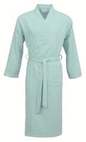 Carl Ross Carl Ross Unisex Badjas Kimono 38100 Ocean blue/Offwhite XL - thumbnail