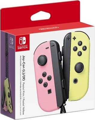 Nintendo Switch Joy-Con Controllers Paar (pastel roze/pastel geel)