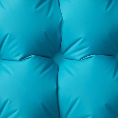 VidaXL Kampeermatras met kussen zelfopblazend 1-persoons blauw
