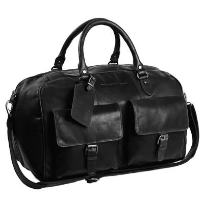 Chesterfield Leren Weekendtas Wesley Black Chesterfield Leren Weekendtas Wesley Black