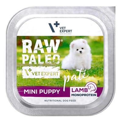 VETEXPERT Raw Paleo Pâte Mini Puppy Lamb - natvoer voor honden - 150g