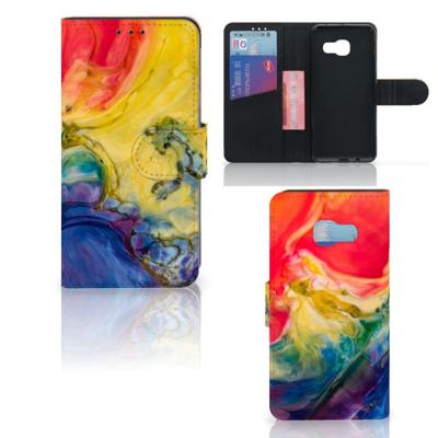 Hoesje Samsung Galaxy A3 2017 Watercolor Dark Hoesje Samsung Galaxy A3 2017 Watercolor Dark