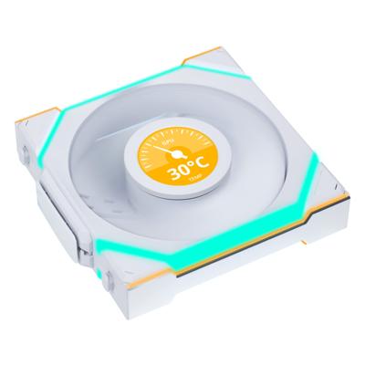 Lian Li Lian Li UNI FAN SL Wireless LCD Lüfter, ARGB, PWM - 120 mm, weiß PC-ventilator Wit (b x h x d) 120 x 124.5 x 28 mm Lian Li Lian Li UNI FAN SL Wireless LCD Lüfter, ARGB, PWM - 120 mm, weiß PC-ventilator Wit (b x h x d) 120 x 124.5 x 28 mm