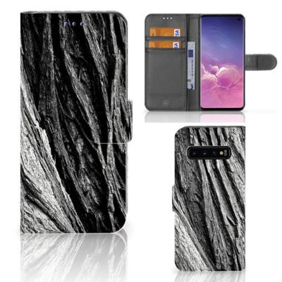 Book Style Case Samsung Galaxy S10 Boomschors Grijs