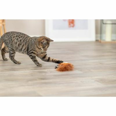 Trixie eekhoorn pluche met veerstaart met catnip