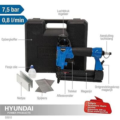 Hyundai Pneumatische Tacker/Nietpistool - 55910 - thumbnail