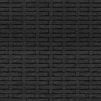 Tuinvoetenbanken 4 st met kussens poly rattan zwart - thumbnail