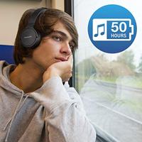 Panasonic RB-HF420BE-K hoofdtelefoon/headset Hoofdband Bluetooth Zwart - thumbnail