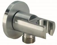 Wiesbaden luxe mess.muur doucheaansluiting+opsteek 1/2&apos;&apos; geb.staal - thumbnail