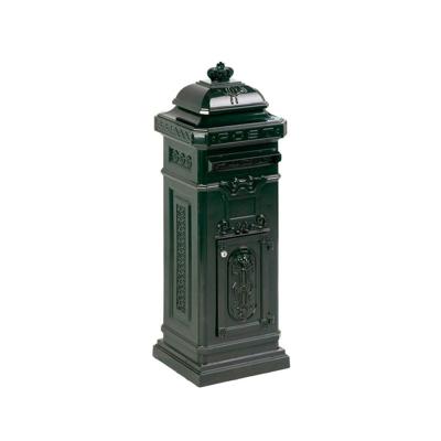 Basic nostalgische staande kolombrievenbus - groen