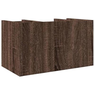 VidaXL Bureau organiser 44,5x24x25 cm bewerkt hout bruin eikenkleur