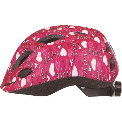 Polisport junigoud fietshelm s 52-56cm love met led licht