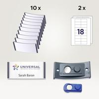 Avery-Zweckform POL30MA02-10DR Naamplaatje (b x h) 70 mm x 30 mm 10 stuk(s) - thumbnail