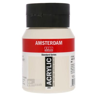 Royal Talens Amsterdam Acrylverf 500 ml - Titaanbuff Donker 290