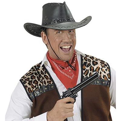 Cowboyhoed lederlook met decoratie