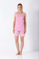 Hajo dames shortama roze zebra - thumbnail