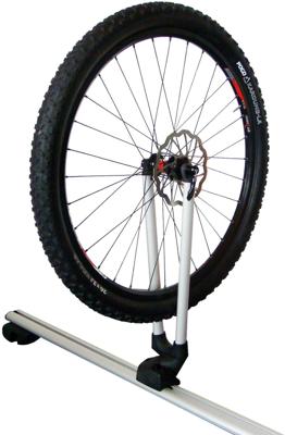 Atera voorwielhouder fr.wheel holder silver/black