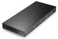 Zyxel GS1900-48HP Managed L2 Gigabit Ethernet (10/100/1000) Power over Ethernet (PoE) Zwart - thumbnail