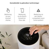 Bosch Home Comfort 7733703375 Air 2000i Luchtreiniger 37 m² Wit, Zwart - thumbnail