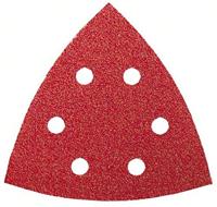 Bosch Accessories 2609256A49 Deltaschuurpapier Met klittenband, Geperforeerd Korrelgrootte (num) 60 Hoekmaat 93 mm 5 stuk(s) - thumbnail