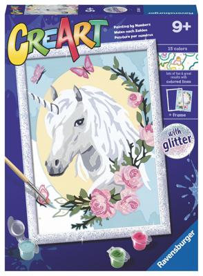 Ravensburger creart schilderen op nummer - unicorn portrait Ravensburger creart schilderen op nummer - unicorn portrait