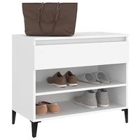 VidaXL Schoenenkast 70x36x60 cm bewerkt hout wit - thumbnail