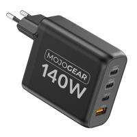 MOJOGEAR CHARGE+ 140 Watt oplader met 4 poorten USB / USB-C - thumbnail