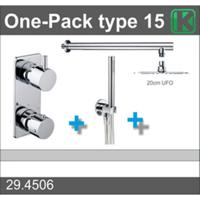 Xellanz One-Pack Inbouwthermostaatset - Type 15 - 20cm - Ufo - thumbnail