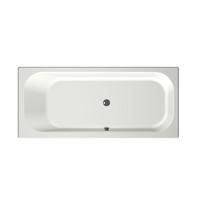 Xenz Aruba Ligbad - 180x80x48 - afvoer Midden - acryl - wit mat 6891-03 - thumbnail