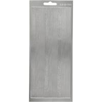 Creativ Company Stickers, randen, vel 10x23 cm, zilver, 1 vel - thumbnail