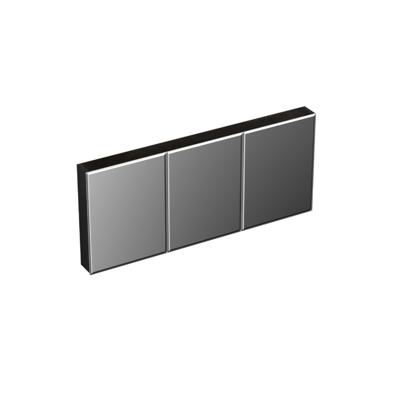 Spiegelkast Forzalaqua Uni 160x68.5x12.5 Cm 3 Deuren Tweezijdig Spiegel Eiken Black Oiled Spiegelkast Forzalaqua Uni 160x68.5x12.5 Cm 3 Deuren Tweezijdig Spiegel Eiken Black Oiled