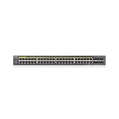 Zyxel GS2220-50HP-EU0101F netwerk-switch Managed L2 Gigabit Ethernet (10/100/1000) Zwart Power over