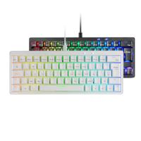 Gaming Keyboard Mars Gaming MKMINIPROYES Zwart Qwerty US - thumbnail