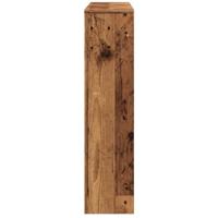 Radiatorombouw 149x20x82 cm bewerkt hout oud hout - thumbnail