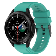 Siliconen gesp bandje - Turquoise - Samsung Galaxy Watch 4 Classic - 42mm & 46mm - thumbnail